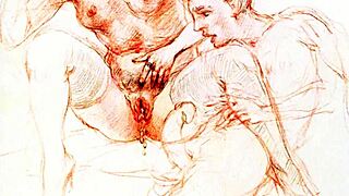 She discovers vintage erotic art from antique retro collections