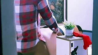 havin crazy office sex with chubby latina girlfriend big tits homemade