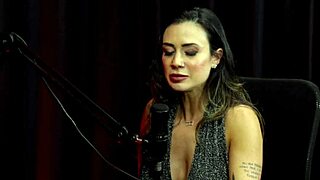 always such a sensual exhibitionist online she grabs every chance in fidelity test Taluane Boom watch on sheer red!!