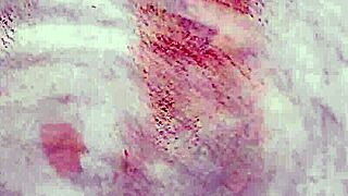 Perfect Blonde Milf Katie Jean Rips Lingerie to Show Huge Tits Body