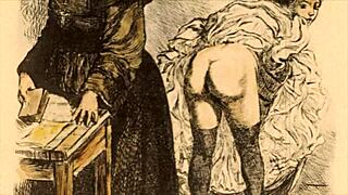 Vintage Cartoon Erotic Scenes With Hairy Retro Beauties