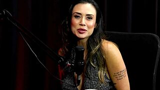 always such a sensual exhibitionist online she grabs every chance in fidelity test Taluane Boom watch on sheer red!!