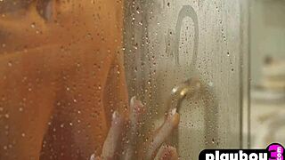 Perfect Blonde Milf Katie Jean Rips Lingerie to Show Huge Tits Body