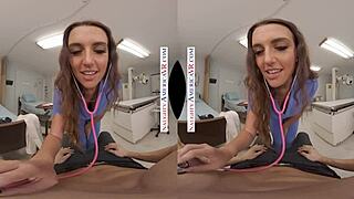 Nolina Nyx Rides Patient's Monster Cock In Naughty Nurse Exam