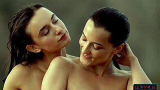 BIKINI LESBIAN MILFS KISS AND TEASE HAIRY PUSSIES BY THE POOL!