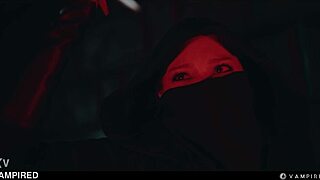 hot vampire babes rip clothes bdsm bondage face sitting scissoring orgasms trailer 😈👅💦