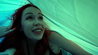 i got my stepmom stuck in the duvet and fucked her till face cumshot... damn!