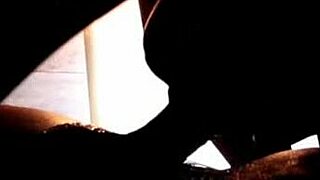 candlelight glows as she delivers romantic deepthroat blowjob with squirting finish