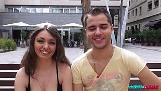 spanish couple first time camera debut bent over doggystyle cowgirl riding juicy pussy