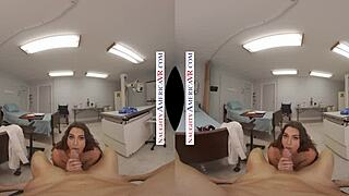 Nolina Nyx Rides Patient's Monster Cock In Naughty Nurse Exam