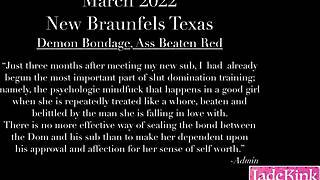 he trains his submissive whore with rough anal creampie and domination lessons