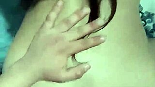 Neighbor's curvy latina wife moans big cock creampie doggystyle shaved pussy wet tits