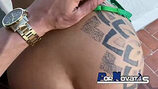 Pornovatas features huge-titted brunette morena dominated by victor bloom outdoors