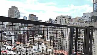 Street Pickup Brazilian with Hairy Pussy and Big Booty Fucked by Monster Cock!