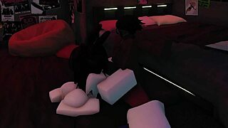 roblox slutty white bunny whore deepthroats bbc creampie domination huge cumshot!