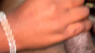 Monster BBC Handjob Massage Turns Intense and Dripping Wet