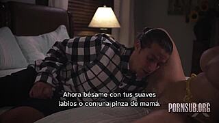 seductive latina milf tempts with natural tits and petite curves in erotic taboo play