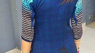 Desi village wife takes hard pounding deep in her black pussy on viral clip