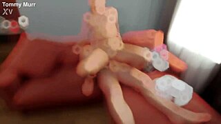 sexy brunette babe in pretty underwear teases then rides big cock cowgirl to rough doggystyle creampie