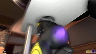 witch rona spreads big ass cheeks for massive farting display