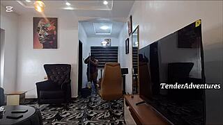 i luv watchin chubby ebony milf shakin her huge ass naked doin chores... damn