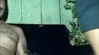 brazilian girl's juicy ass bent over for quick cum