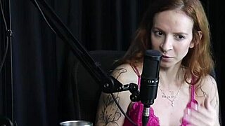 debora esteves spills all in naughty interview flashing sheer red outfit outdoors