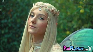 hey eva elfie you look so hot posing in fantasy lingerie big tits blonde teen