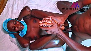 Young muslim girl moans loud as big cock pounds her tight pussy