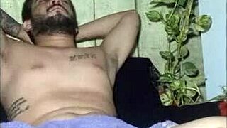 brazilian girl's juicy ass bent over for quick cum