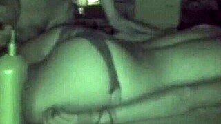 Massage turns wild! Bent over licking ass fingering pussy group fuck cumshot!