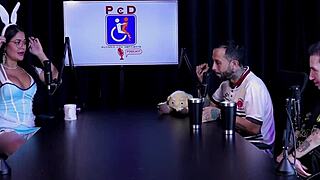 Occhi lacrimosi dall'intervista selvaggia con Tifany Rocha full swing cast Brasile parte 3