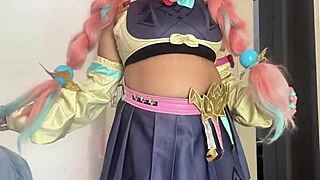 Varesa preps chubby Genshin Impact cosplay con body!