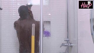 horny housewife begs househelp for hard fucks