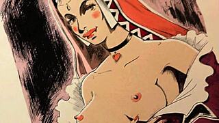 vintage erotic art explodes with forbidden desires and heat