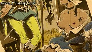 vintage erotic art explodes with forbidden desires and heat