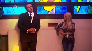 Gentlemen ready for pool game leading straight to her tight butthole?