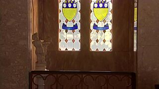 Gentlemen ready for pool game leading straight to her tight butthole?