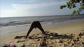 elvie gets intimate at the beach in part four