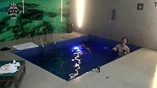 amateur friends bareback big cock threesome in motel pool part 3 with monster cocks 😈🌊💦🍆