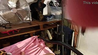 french slut in satin stockings heels rims asshole