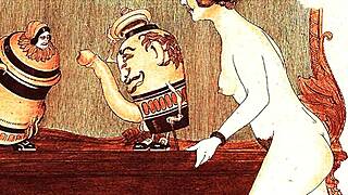 Classic vintage erotic artwork from retro antique collections 😊