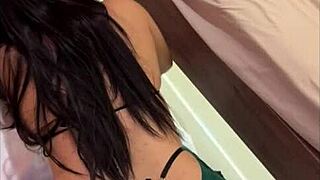 Horny Stepmom Shakes Huge Ass to Drive Precocious Stepson Wild