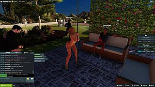 two bimbo sisters strip naked outdoors then take anal from crowd in public whore fest?