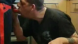 pegging boyfriend's ass in kitchen public cornfield and bathroom with ass to mouth part 7