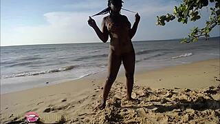 elvie gets intimate at the beach in part four