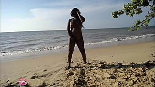 elvie gets intimate at the beach in part four