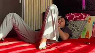 Young PAJA couple wakes to passionate DOGGYSTYLE sex before uni