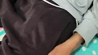 Prima Sucks My Huge Cock While Family Waits Downstairs