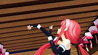mmd kawakaze dances smooth by 0571 undressing slow